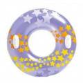 INTEX Nafukovací kruh s madly 91cm 59256 fialová