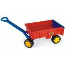 Wader Dětský vozík 95cm červeno-modrý