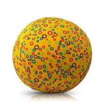 BubaBloon dětský balón - kroužky žlutý