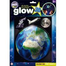 GlowStars Glow 3D Planeta Země, Měsíc, raketoplán a ISS