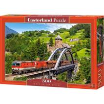 Puzzle 500 dílků - Vlak na mostě 52462
