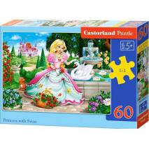 Puzzle 60 dílků - Princezna a labuť 66056