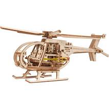 3D Dřevěná Helikoptéra - stavebnice