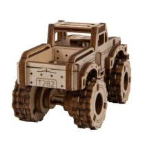 3D Dřevěný Monster Truck - SuperFast