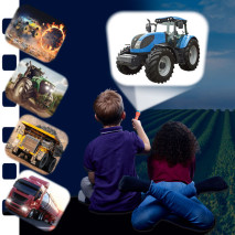 Ruční foto projektor - Traktory a náklaďáky