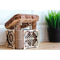 3D Dřevěná Tajemná krabička - stavebnice