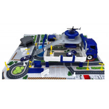 Šroubovací auto-robot-sada Security - modré KL909-12