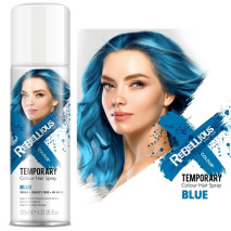 Dočasný sprej na vlasy 125ml - Modrý