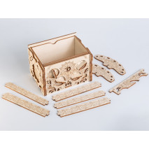 EscWelt Dřevěný hlavolam Secret Treasure Box
