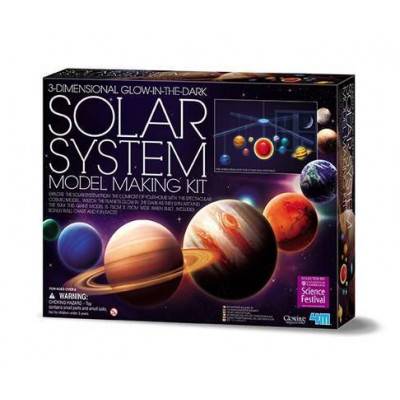 3D model sluneční soustavy na zavěšení - svítí ve tmě