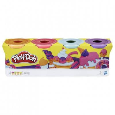 Hasbro Play-Doh Modelína 4 barvy (CANDY) 448g
