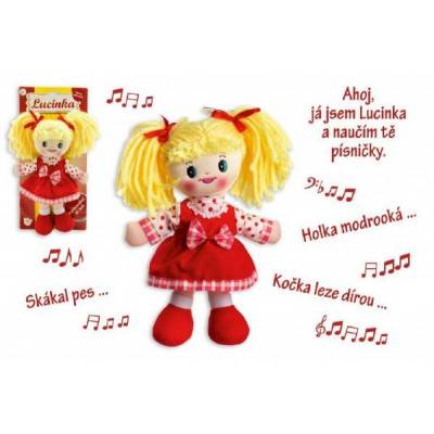 Panenka Lucinka 30cm - zpívá česky