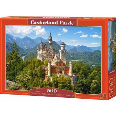 Puzzle 500 dílků - Výhled na Neuschwanstein, Německ 53544