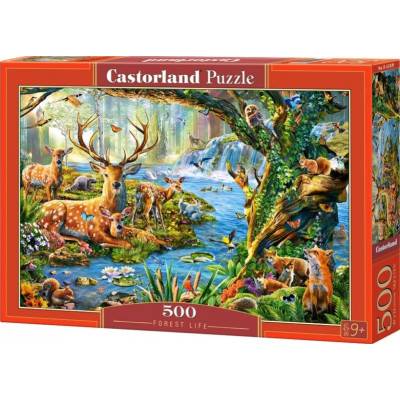 Puzzle 500 dílků - Život v lese 52929