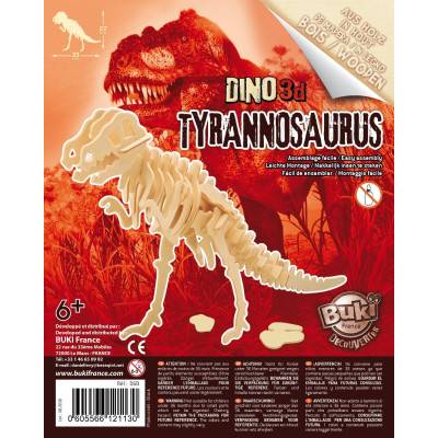 BUKI Dino3D dřevěná skládačka Tyranosaurus