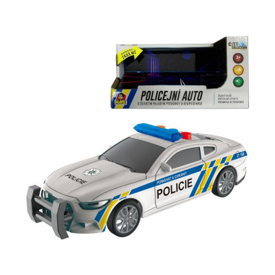 MaDe Policejní auto 17cm, CZ hlasy a světlo