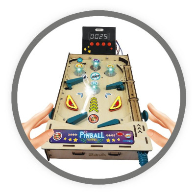 BUKI Pinball herní automat - stavebnice