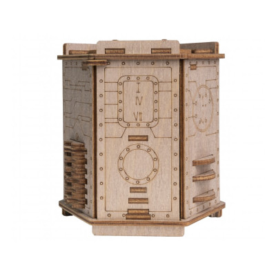 EscWelt Dřevěná stavebnice a hlavolam 3v1 3D FORT KNOX Box Pro
