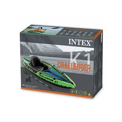 [poškozený obal] INTEX Kajak Challenger K1 SET 68305